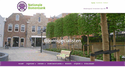 Desktop Screenshot of nationalebomenbank.nl