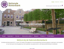 Tablet Screenshot of nationalebomenbank.nl